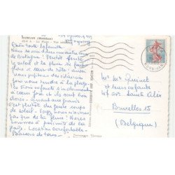 DAMGAN: la plage vue aérienne 10X15 - très bon état