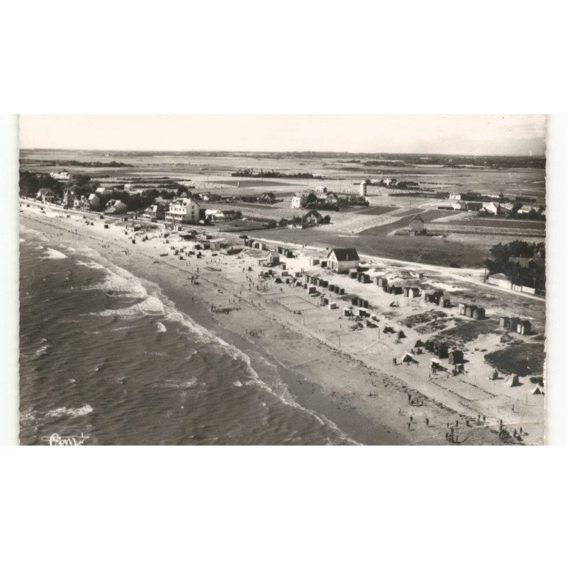 DAMGAN: la plage vue aérienne 10X15 - très bon état