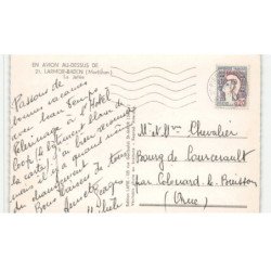 LARMOR-BADEN: la jetée vue aérienne 10x15 - très bon état