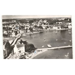 LARMOR-BADEN: port lagaden vue aérienne 10x15 - très bon état