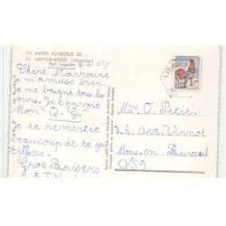 LARMOR-BADEN: port lagaden vue aérienne 10x15 - très bon état