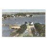LARMOR-BADEN: le camping et port lagaden: vue aérienne 10x15 - très bon état