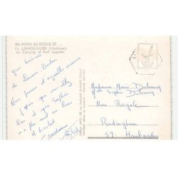 LARMOR-BADEN: le camping et port lagaden: vue aérienne 10x15 - très bon état
