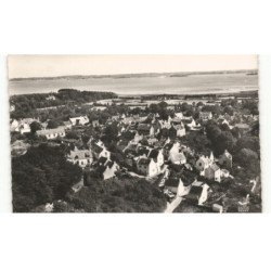 ILE-aux-MOINES: vue d'ensemble du bourg vue aérienne 10x15 - très bon état