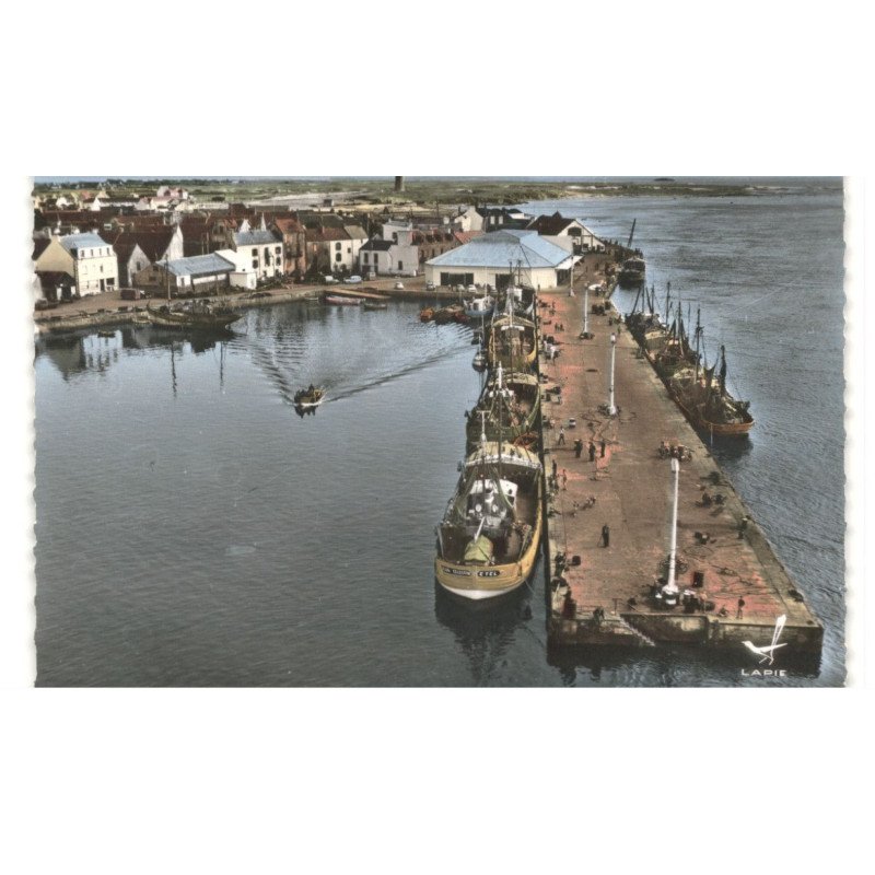 ETEL: les clipers au port vue aérienne 10x15 - très bon état