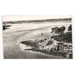 ILE-aux-MOINES: la pointe du bois d'amour vue aérienne 10x15 - très bon état