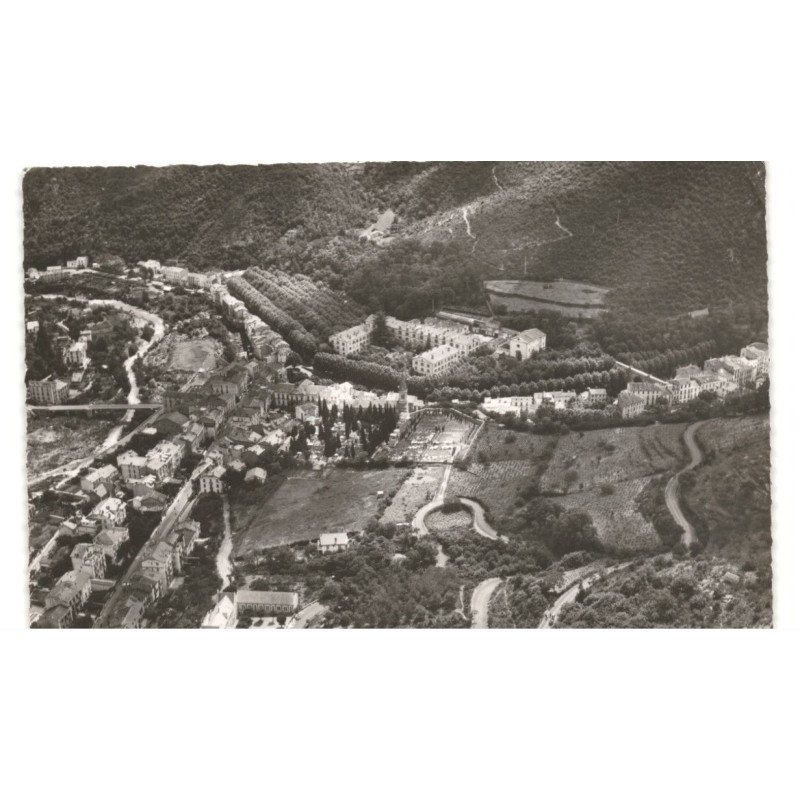 AMELIE-les-BAINS: centre hôpital thermal vue aérienne 10X15 - très bon état