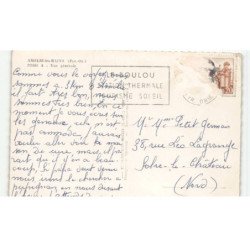 AMELIE-les-BAINS: vue générale vue aérienne 10X15 - état (timbre arracher)