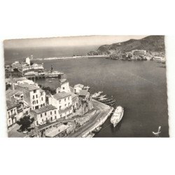 PORT-VENDRES: vue sur le port vue aérienne 10X15 - très bon état
