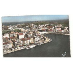 PORT-VENDRES: les quais vue aérienne 10X15 - très bon état