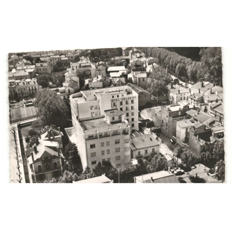PERPIGNAN: palace hôtel delseny vue aérienne 10X15 - très bon état