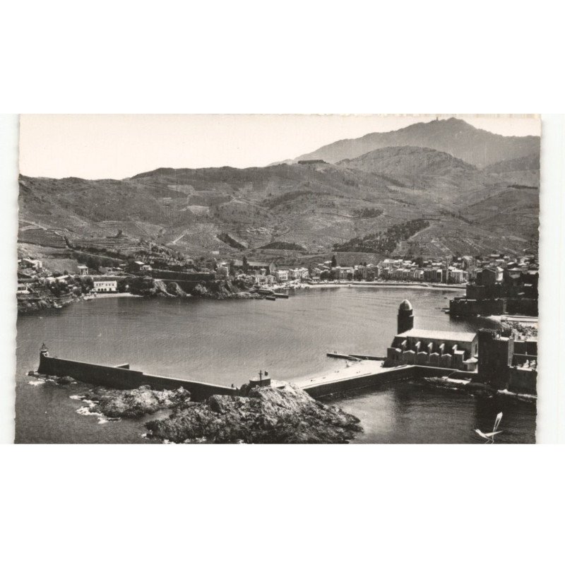 COLLIOURE: vue générale vue aérienne 10X15 - très bon état