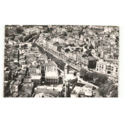 PERPIGNAN: le castillet et les quais vue aérienne 10X15 - très bon état