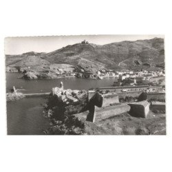 COLLIOURE: monuments historiques vue aérienne 10X15 - très bon état