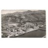 PORT-VENDRES: le port et quai d'embarquement vue aérienne 10X15 - état (timbre arraché)