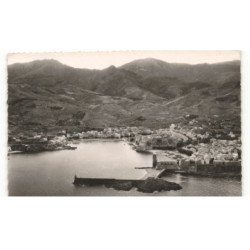 COLLIOURE: vue générale vue aérienne 10X15 - très bon état