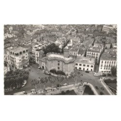 PERPIGNAN: prise sur le castillet, place de la victoire vue aérienne 10X15 - état