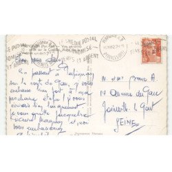 PERPIGNAN: prise sur le castillet, place de la victoire vue aérienne 10X15 - état