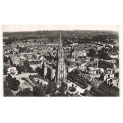 METZ: le jardin d'amour et le temple vue aérienne 10x15 - très bon état