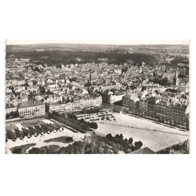 METZ: place de la république vue aérienne 10x15 - état