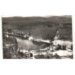 BITCHE: etang d'hasselfurth camping et maison forestière vue aérienne 10x15 - très bon état