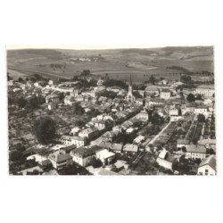 CHATEAU-SALINS: le centre vue aérienne 10x15 - très bon état