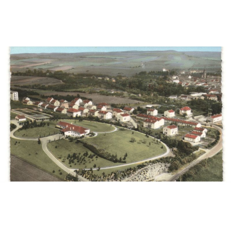 BOULAY: la colline saint-etiennevue aérienne 10x15 - très bon état
