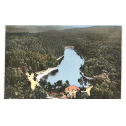 BITCHE: etang d'hasselfurth vue aérienne 10x15 - très bon état