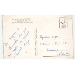 THIONVILLE: église et hôpital de beauregard vue aérienne 10X15 - très bon état