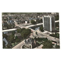 THIONVILLE: l'entrée de thionville vue aérienne 10X15 - très bon état
