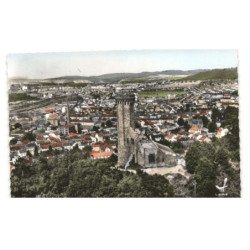FORBACH: la tour de schlossberg vue aérienne 10X15 - très bon état