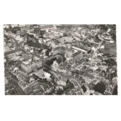 VANNES: le centre, la place de l'hôtel de ville vue aérienne 10X15 - très bon état