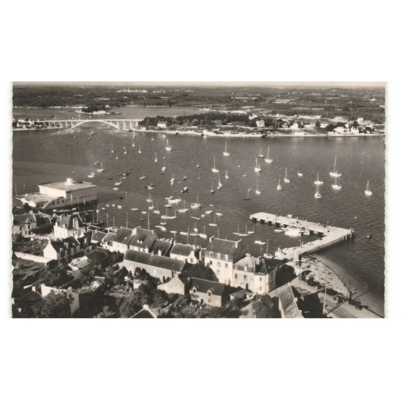 LA TRINITE-sur-MER: port vue aérienne 10X15 - très bon état