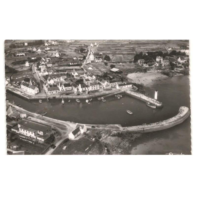 QUIBERON: port haliguen vue aérienne 10X15 - très bon état