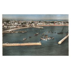 QUIBERON: port vue aérienne 10X15 - très bon état