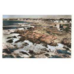 QUIBERON: la pointe de beg-er-vil vue aérienne 10X15 - très bon état