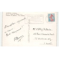QUIBERON: pointe de conguel et la presqu'il de quiberon vue aérienne 10X15 - très bon état