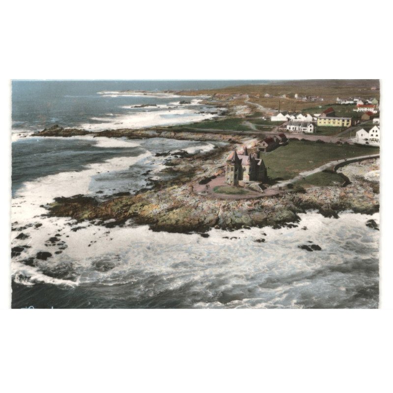QUIBERON: la côte sauvage vue aérienne 10X15 - très bon état