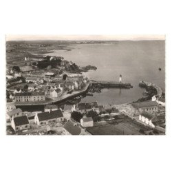 QUIBERON: port-haliguen vers saint-pierre vue aérienne 10X15 - très bon état