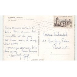 QUIBERON: port-haliguen vers saint-pierre vue aérienne 10X15 - très bon état