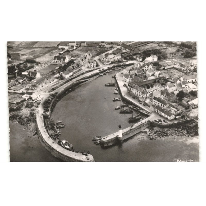 QUIBERON: port-haliguen vue aérienne 10X15 - très bon état