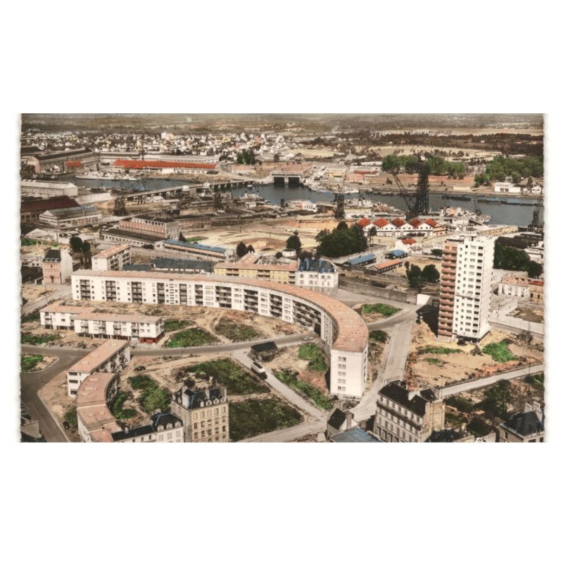 LORIENT: la banane vue aérienne 10X15 - très bon état