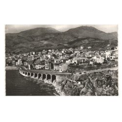 BANYULS-sur-MER: vue générale vue aérienne 10X15 - très bon état