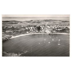ILE DE GROIX: locmaria-port vue aérienne 10X15 - très bon état