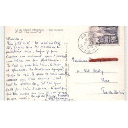 ILE DE GROIX: locmaria-port vue aérienne 10X15 - très bon état