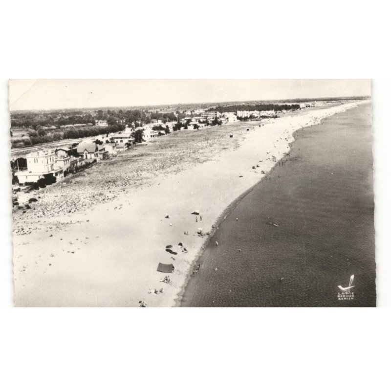 ARGELES-PLAGE: la plage vue aérienne 10X15 - très bon état