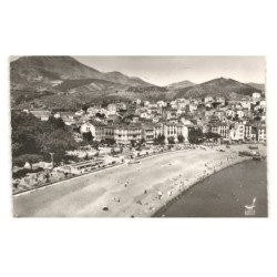 BANYULS-sur-MER: le front de mer vue aérienne 10X15 - très bon état
