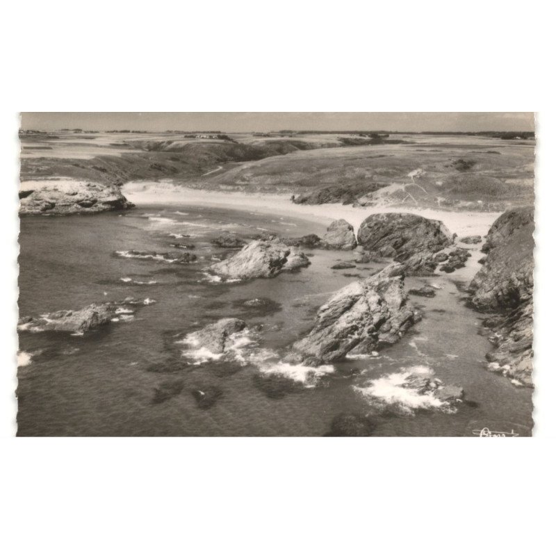 BELLE-ILE-en-MER: GOULPHAR: port donnant vue aérienne 10X15 - très bon état