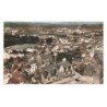 GOURIN: l'église et rue jacques-rodalle vue aérienne 10X15 - très bon état
