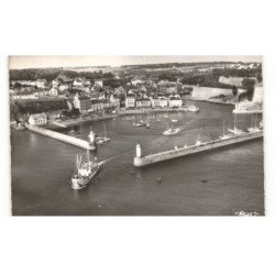 BELLE-ILE-en-MER: LE PALAIS: vue générale du port vue aérienne 10X15 - très bon état